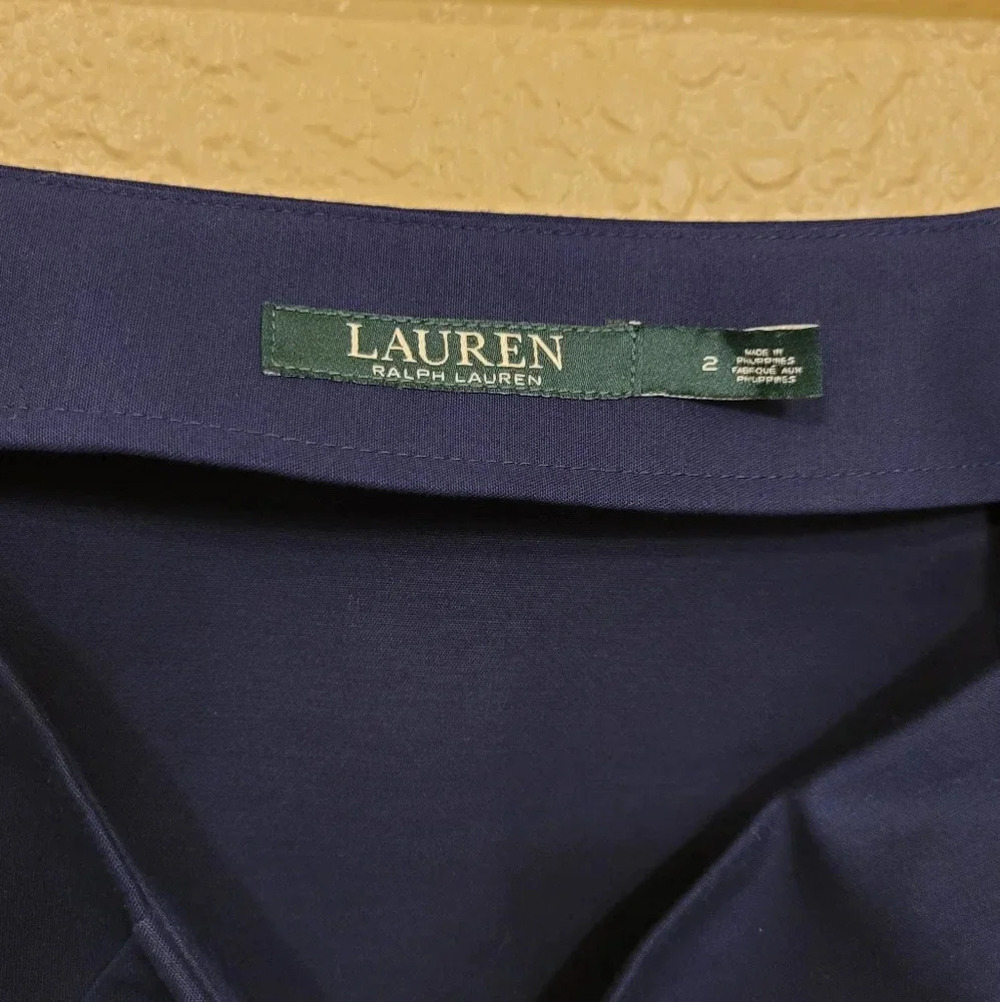 Lauren Ralph Lauren pleated blue skirt - Picture 4 of 8